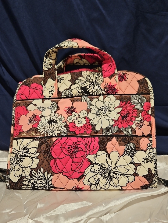 Vera Bradley Handbags - Vera Bradley Hanging Travel Organizer Bag in Retired Mocha Rouge